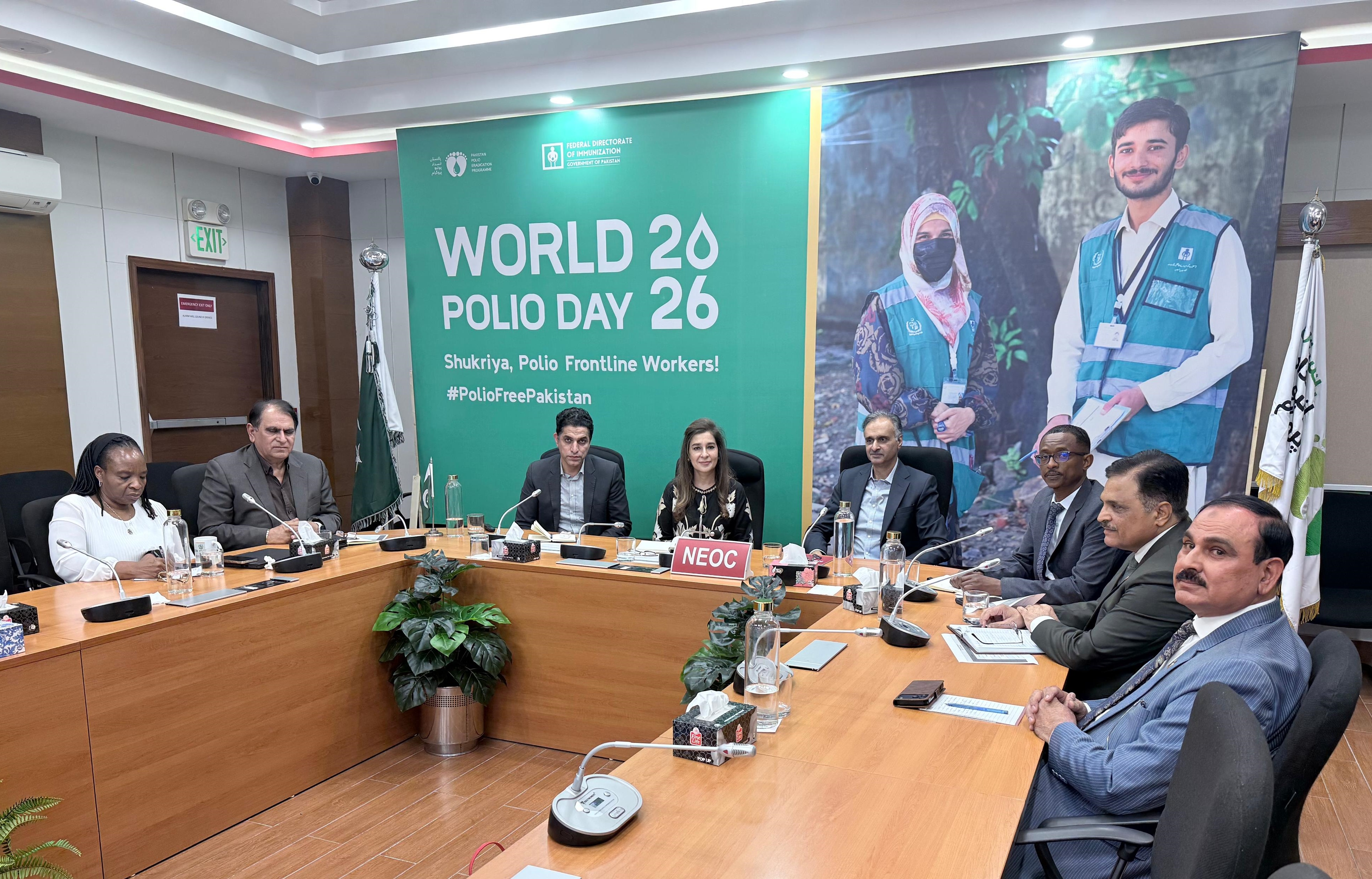 Federal Secretary Health Visited NEOC for Polio eradication on 27th October, 2026